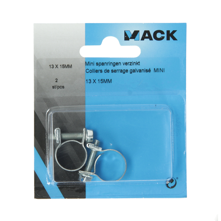 Mack 1011659 - 2 Mini-Spannringe verzinkt 13x15mm | 10 Stück
