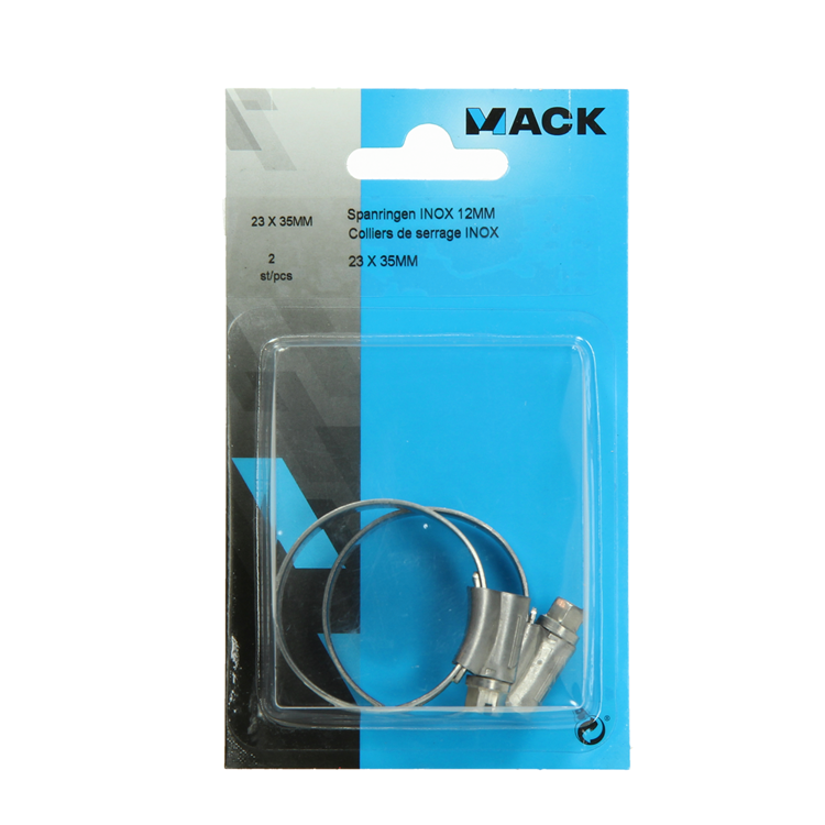 Mack 1011663 - Schlauchschelle Edelstahl 23-35mm 2 Stück | 10 Stück