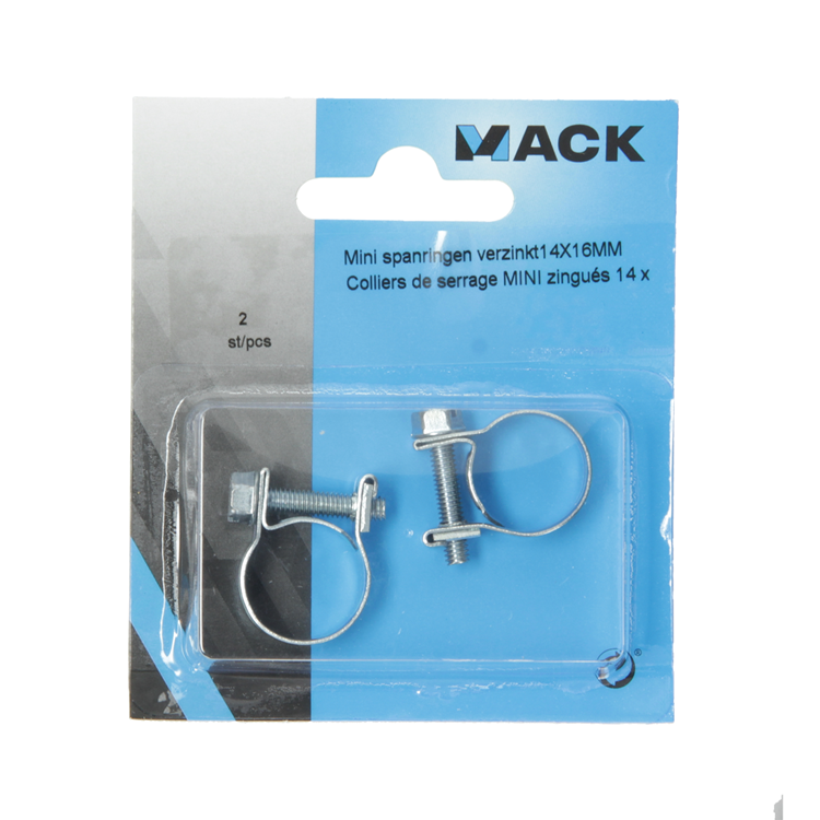 Mack 1011685 - 2 Mini-Spannringe verzinkt 14x16mm | 10 Stück