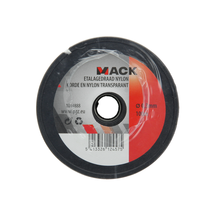 Mack 1014888 – Display-Draht-Nylonrolle 0,3 mm 100 m | 10 Stück