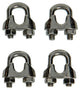 Mack 1008445 - 4 Stahldrahtklemmen 6mm Edelstahl | 10 Stück
