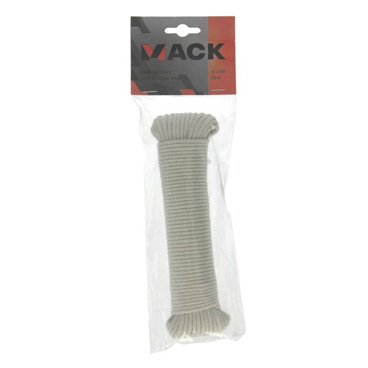 Mack 1014953 - Baumwoll-Verbindungsseil 3mm-20m | 5 Stück