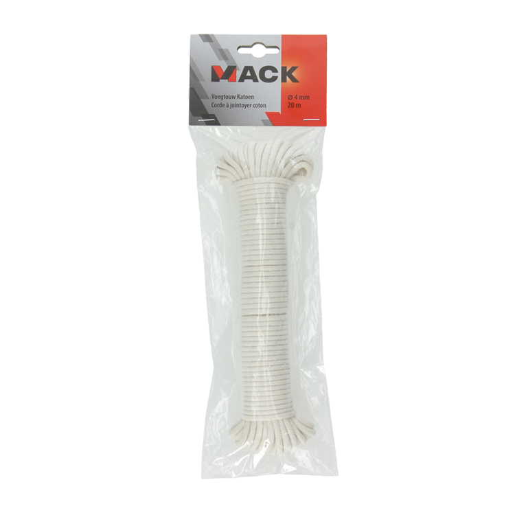 Mack 1014955 - Baumwoll-Verbindungsseil 4mm-20m | 5 Stück