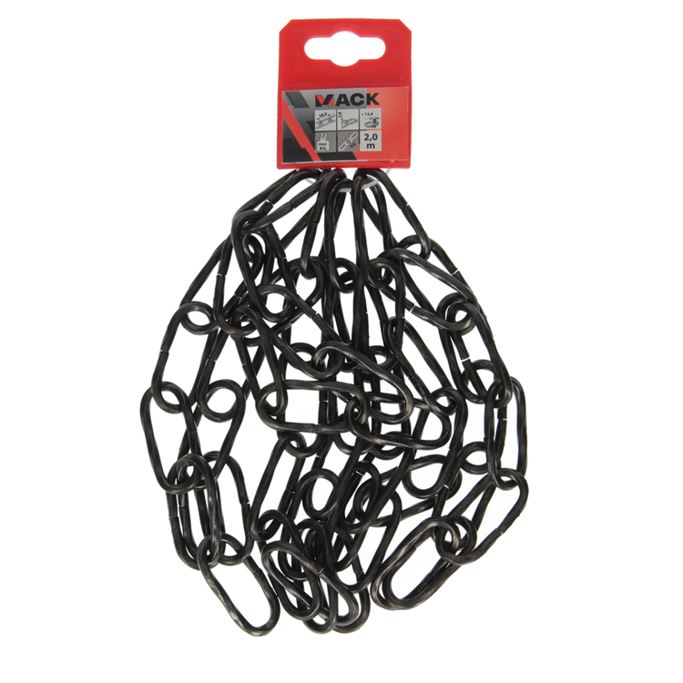 Mack 1015127 – gedrehte Glanzkette 7 4 3,8 x 38 mm 2 m | 5 Stück