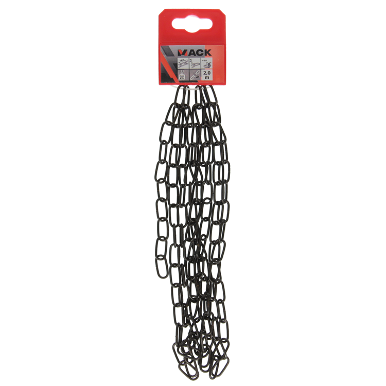Mack 1015129 - Dekokette bronziert ø 2mm l 16mm 2m | 5 Stück