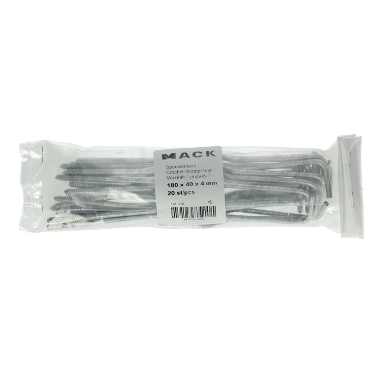 Mack 1013970 - 20 Maueranker verzinkt 180x40x4mm | 5 Stück