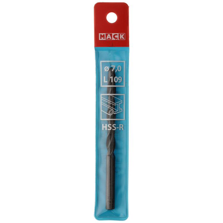 Mack 1018187 - Universalbohrer HSS R ø 7,0 x 109 mm | 5 Stück