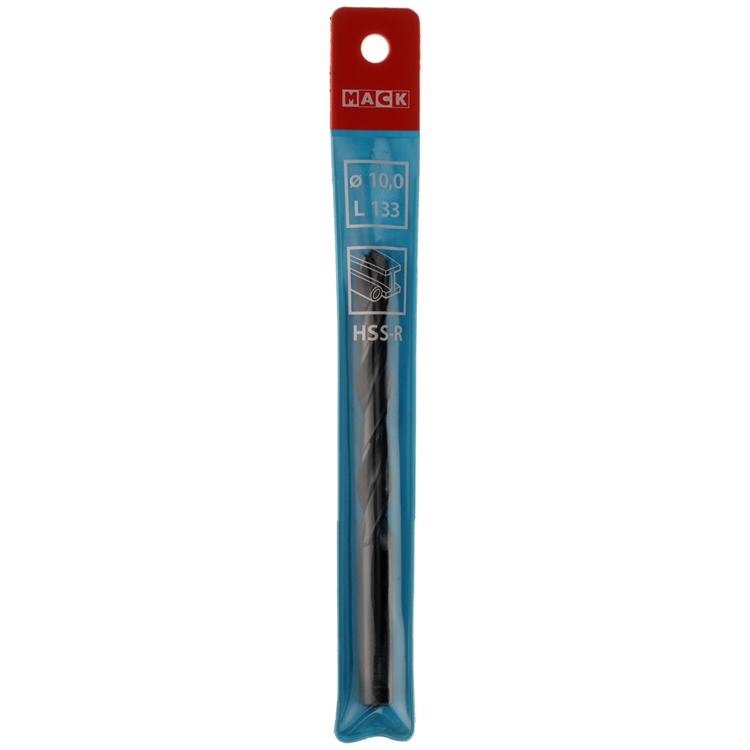 Mack 1018190 - Universalbohrer HSS R ø 10,0 x 133 mm | 5 Stück