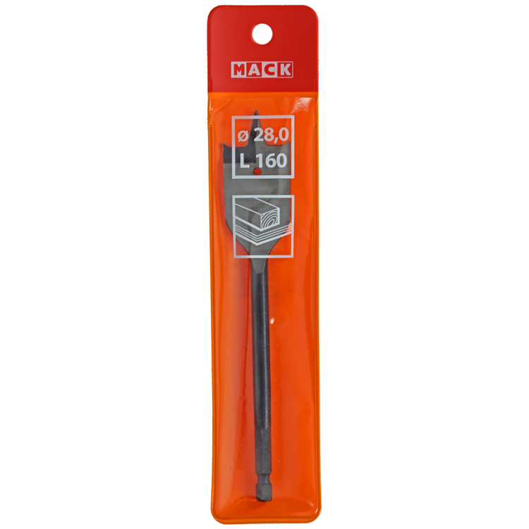 Mack 1018255 - Flachholzbohrer 28mm | 2 Stk