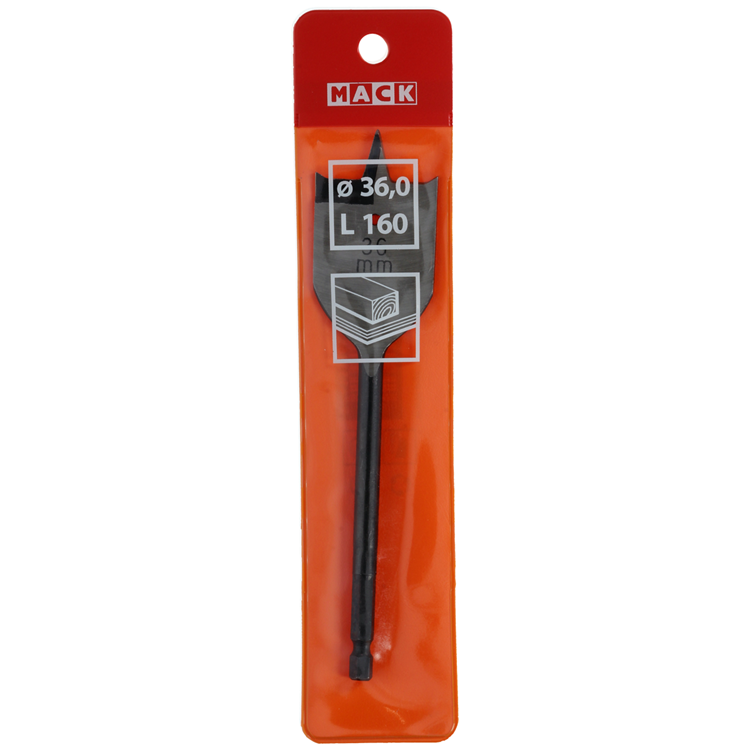 Mack 1018257 - Flachholzbohrer 36mm | 2 Stk