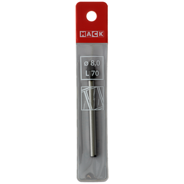 Mack 1018285 - Glasfliesenbohrer ø 8,0 x 70 mm | 5 Stück
