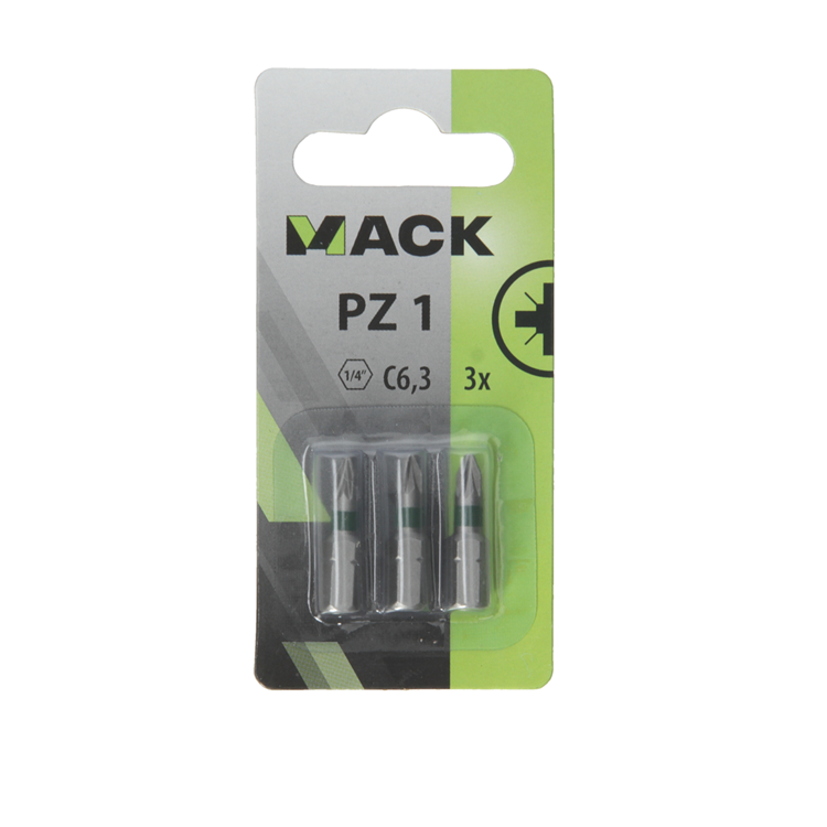 Mack 1018295 - Schraubbit PZ1 L25mm 3St. | 5 Stück