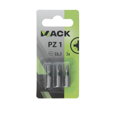 Mack 1018295 - Schraubbit PZ1 L25mm 3St. | 5 Stück