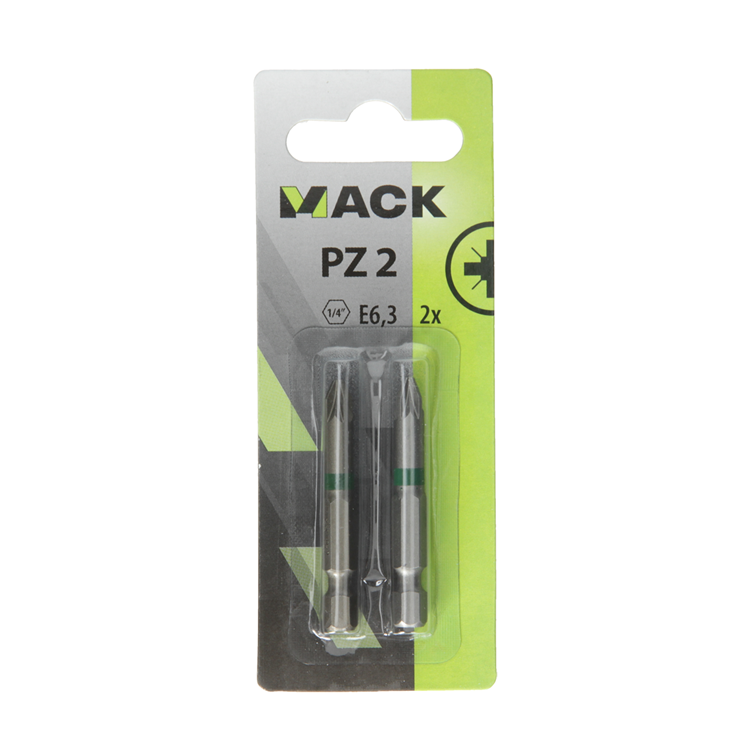 Mack 1018299 - Schraubbit PZ2 L50mm 2St. | 5 Stück