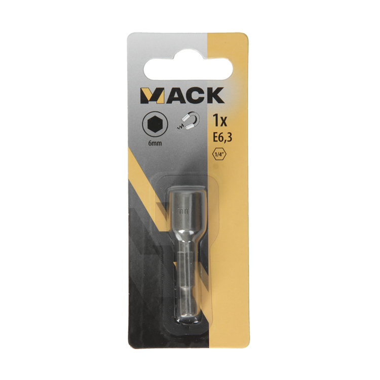 Mack 1018312 – Innensechskant-Bit-Magnet. 6mm | 5 Stück