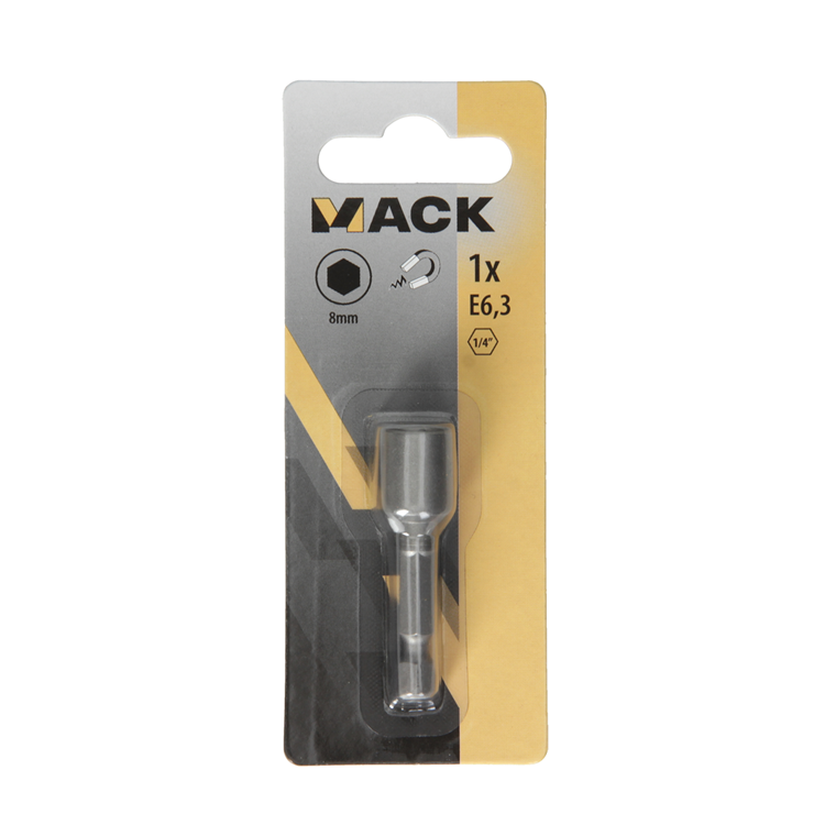 Mack 1018313 – Innensechskant-Bit-Magnet. 8mm | 5 Stück