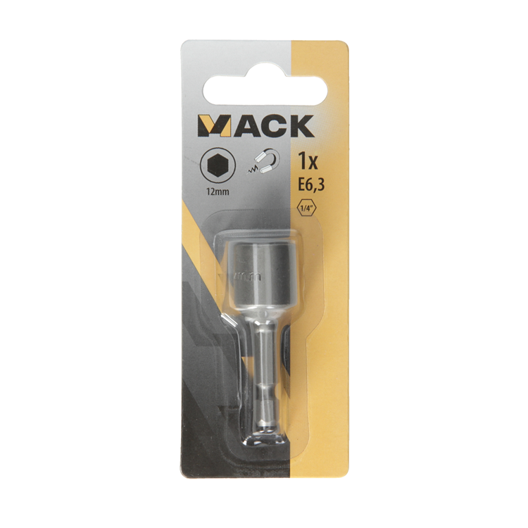 Mack 1018315 – Innensechskant-Bit-Magnet. 12mm | 5 Stück