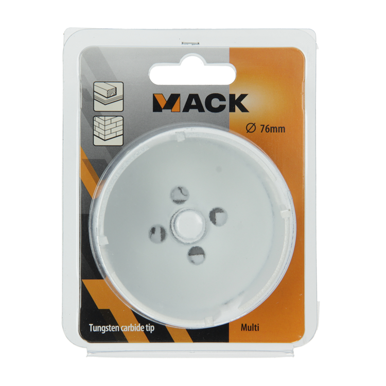 Mack 1018352 - Lochsäge Multi TCT ø 76mm | 3 Stück