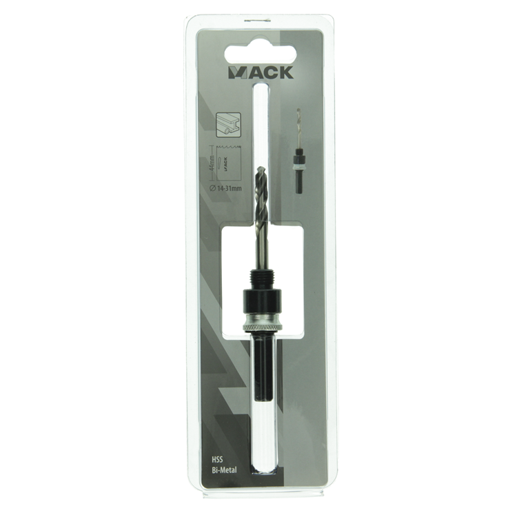 Mack 1018364 - Lochsägenhalter Schnellverschluss ø 14-30mm | 3 Stück