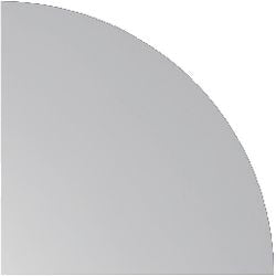 Bach-Kupplungsklinge Quarter Hammerer VHE19 5 Melamin 80x80 cm grau