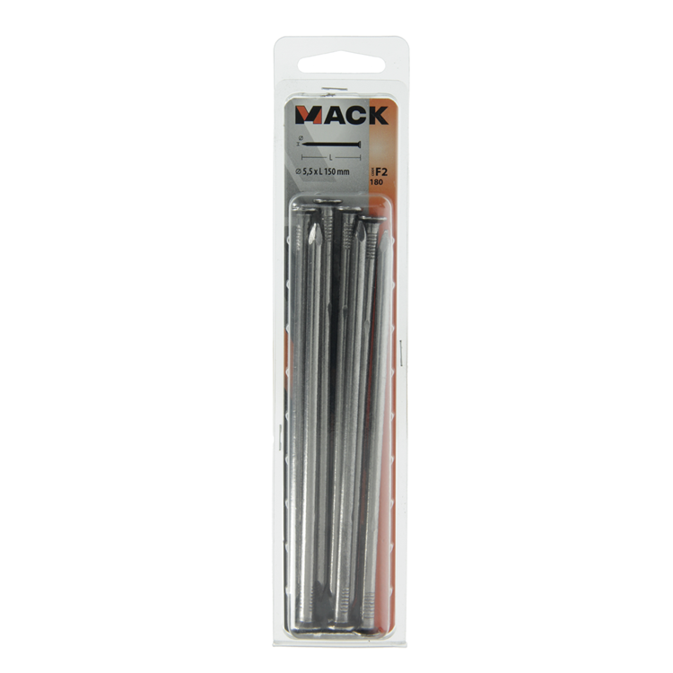 Mack 1017129 - Flachkopfnagel 180 gr 5,5 x 150 mm | 5 Stück
