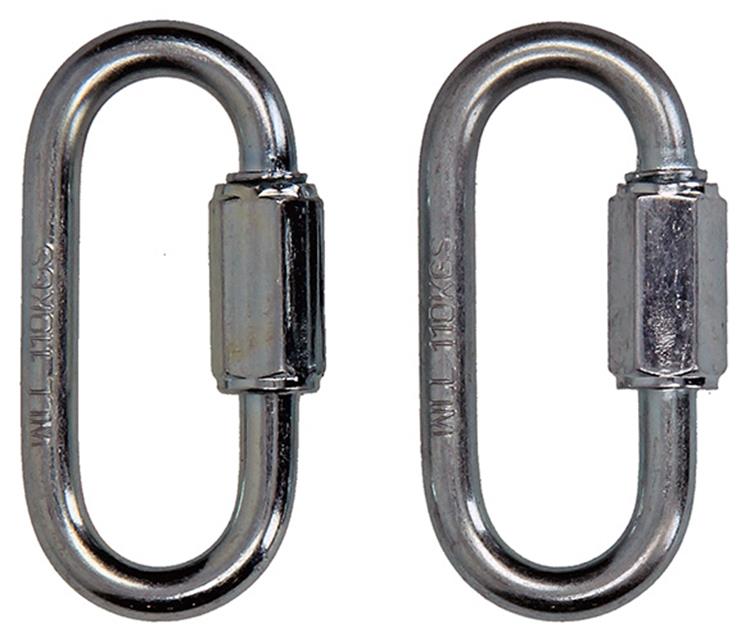 Mack 1008453 - 2 Leerglieder + Mutter 5mm verzinkt | 10 Stück