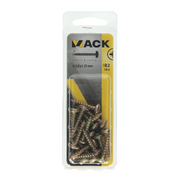 Mack 1017278 - Spanplattenschraube Zylinderkopf gelb plattiert 18 Stück 5,0 x 25 mm | 10 Stück - afbeelding 6