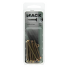 Mack 1017298 - Chip-Schraubenkopf zur Selbstmontage, gelb plattiert, 16 Stück, 4,0 x 45 mm | 10 Stück