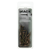 Mack 1017301 - spanienplschr.vzkop-selbstmontage gelb plattiert 24 Stück 4,5 x 20 mm | 10 Stück