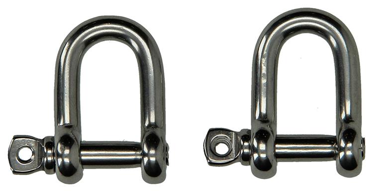 Mack 1008456 – 2 Backen gerade 6 mm Edelstahl | 10 Stück