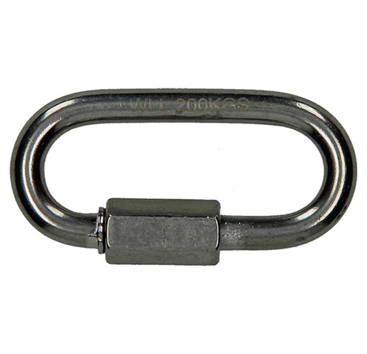 Mack 1008457 - 1 leeres Glied + Mutter 6mm Edelstahl | 10 Stück