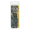Mack 1017377 - Holzschraube Linsenkopf Stahl verzinkt 10 Stück 4,5 x 40 mm | 10 Stück