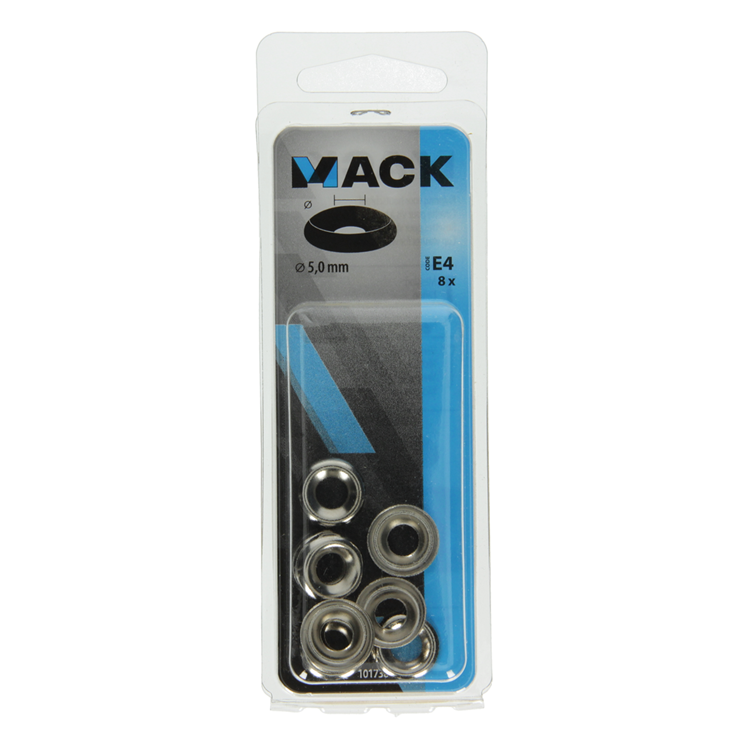 Mack 1017389 – Verkleidungsring für Holzschrauben. vern. 8 Stück 5,0 mm | 10 Stück