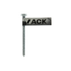 Mack 1017412 - Holzgewindebolzen Stahl verzinkt 1 Stück 7 x 90 mm | 10 Stück
