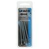 Mack 1017498 – Metallschraube verzinkt. Kopf + Mutter plattiert 4 Stück M4 x 70 mm | 10 Stück