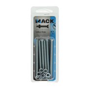 Mack 1017506 – Metallschraube verzinkt. Kopf + Mutter plattiert 6 Stück M5 x 70 mm | 10 Stück - afbeelding 6