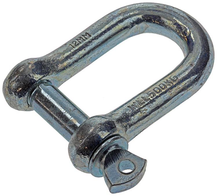 Mack 1008463 - 1 Fase gerade 12mm verzinkt | 10 Stück