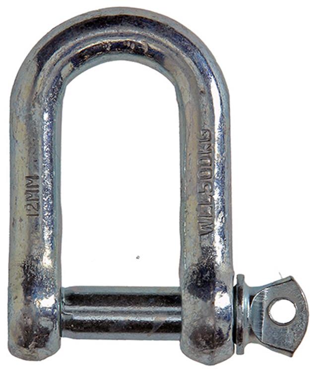 Mack 1008463 - 1 Fase gerade 12mm verzinkt | 10 Stück