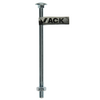 Mack 1017594 – Holzschraube + Mutter aus verzinktem Stahl, 1 Stück, M10 x 180 mm | 10 Stück
