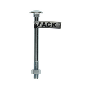 Mack 1017596 – Holzschraube + Mutter aus verzinktem Stahl, 1 Stück, M12 x 140 mm | 10 Stück - afbeelding 3