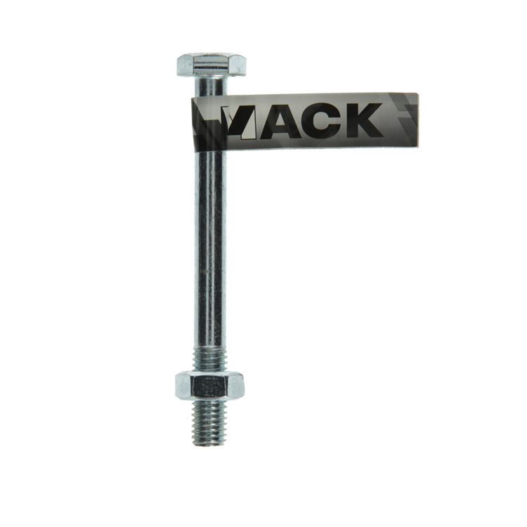 Mack 1017627 - Mechanikschraube + Mutter aus verzinktem Stahl 1 Stück M10 x 100 mm | 10 Stück