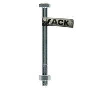 Mack 1017636 – Mechanikschraube + Mutter aus verzinktem Stahl 1 Stück M12 x 140 mm | 10 Stück - afbeelding 3