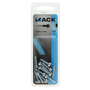 Mack 1017644 - Innensechskantschraube Zyl. Kopf plattiert. 12 Stück m4 x 16 mm | 10 Stück - afbeelding 4