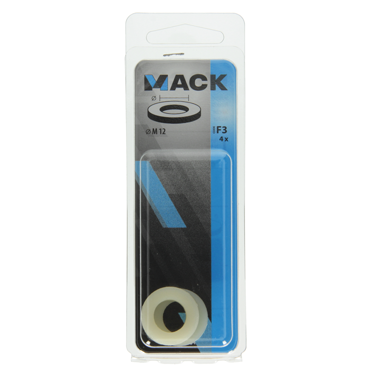 Mack 1017734 – Unterlegscheibe Nylon 4 Stück M12 | 10 Stück