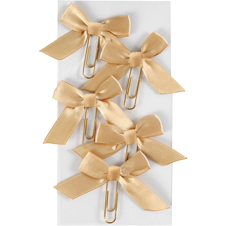 Büroklammern der Firma Creativ, Größe 40x70 mm, Gold, 5 Stück, 1 Box