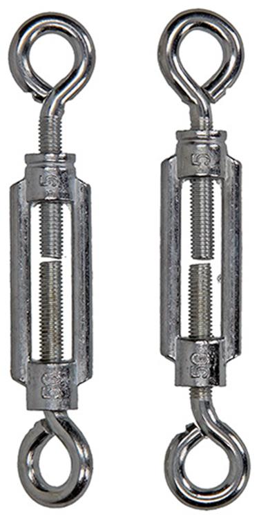 Mack 1008470 – 2 Spanner 2 Ösen M5 x 50 mm verzinkt | 10 Stück