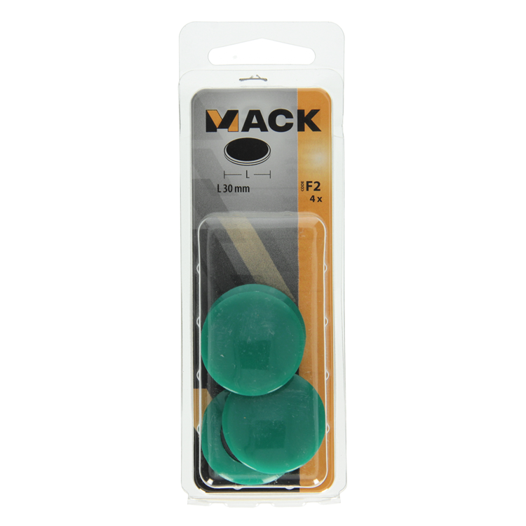 Mack 1017870 - Tafelmagnet Kunststoff grün 4 Stück 30 mm | 10 Stück