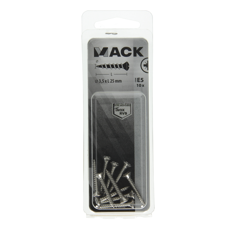 Mack 1019799 - self-tapping screw ball fx.kopa2 10pcs 3.5 x 25 mm | 10 Stück