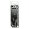 Mack 1019827 - Metallschraubzylinder Kopf + Mutter Edelstahl 5 Stk. M5x40 | 10 Stück