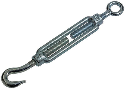 Mack 1008474 – 1 Spannöse + Haken M10 x 120 mm verzinkt | 10 Stück